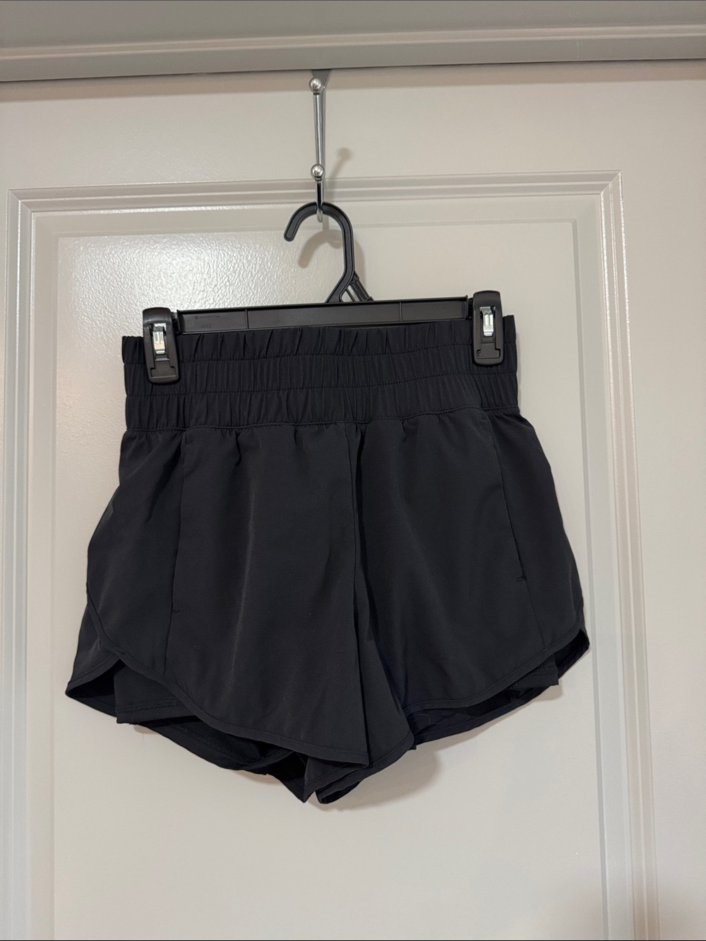 Avia Black Women's Athletic Shorts with Elastic Waistband